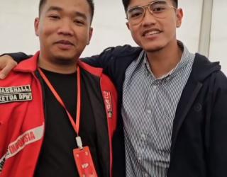 Ketua DPD PSI Jawa Barat, Marshal bersama Ketum DPP PSI Kaesang Pangarep. Foto : Ist.