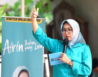 Airin, Bacalon Gubernur Banten Dapat Kekuatan Jokowi dan Prabowo Gibran