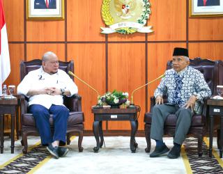 Bertemu Ketua DPD RI, Amien Rais Dukung Amandemen Ulang Konstitusi