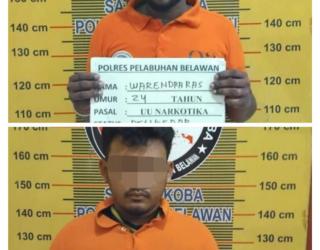 Sat Narkoba Polres Pelabuhan Belawan Tangkap 2 Pelaku Narkotika