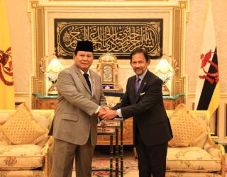Menhan Prabowo Temui Sultan Hassanal Bolkiah di Istana Nurul Iman, Bahas Kerja Sama Pertahanan