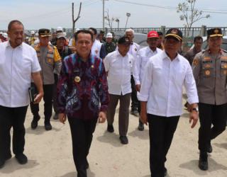 Menteri PMK Tinjau Area Sport Center PON di Aceh-Sumut