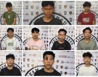 Polisi Bekuk Pelaku Aksi Tawuran dan Kerusuhan Genk Motor