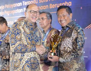 Kemhan RI Raih Terbaik Pertama Pada Penghargaan Anugerah Layanan Investasi 2024