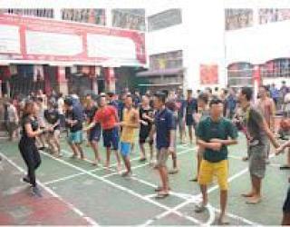 Sehat Tingkatkan Kebugaran Warga Binaan di Rutan Labuhan Deli