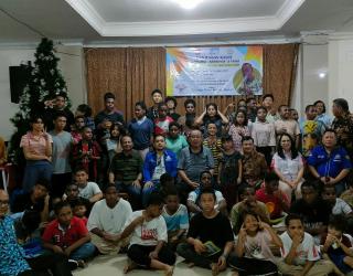 Perwamki, Bamagnas, Yaski dan Opa Jack Kunjungan Kasih serta Berbagi Kasih ke Panti Asuhan Pondok Agape