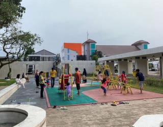 Fasilitas Alun-alun Pamulang Turut Dinikmati Masyarakat Luar Tangsel
