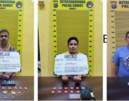 Direktur Ditresnarkoba Polda Sumut, Kombes Pol Jean Calvijn Simanjuntak, menegaskan pihaknya masih mendalami jaringan yang lebih besar. Foto Binsar Simatupang