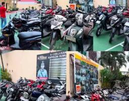 Polsek Medan Timur Gerebek Rumah Penadah, 41 Sepeda Motor Diduga Curian Diamankan