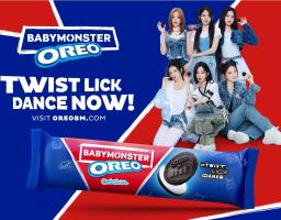 OREO kembali menghadirkan kolaborasi dengan grup K-Pop BABYMONSTER dalam rangkaian proyek terbaru yang menampilkan tantangan #TwistLickDance.