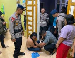 Simson Sidauruk Ditangkap Brimob Polda Sumut Usai Aniaya Keluarga Sendiri