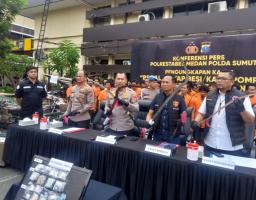 Polrestabes Medan Sikat 147 Pelaku Kejahatan dan Narkoba dalam 15 Hari