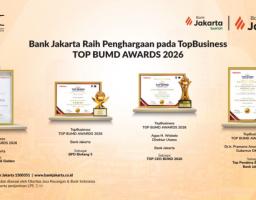 Bank Jakarta Borong Penghargaan TOP BUMD 2026, Ini Strateginya