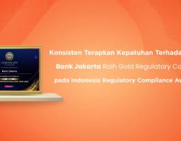 Sukses Terapkan GCG, Bank Jakarta Sabet Gold Compliance Award