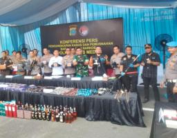 Polrestabes Medan Musnahkan 29 Kg Sabu, Tren Narkoba dan Vape Ilegal Meningkat Tajam