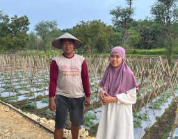 PENS Bawa Teknologi AIoT ke Kebun Melon Sampang