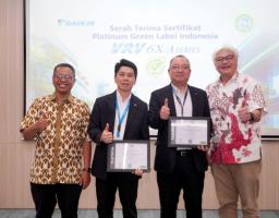 Daikin Raih Green Label Platinum, Dukung Pengurangan Emisi Karbon di Indonesia