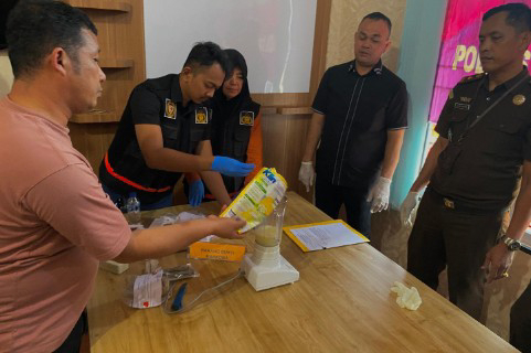 Polres Pelabuhan Belawan Musnahkan Barang Bukti Narkotika