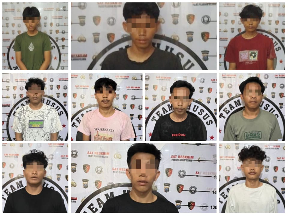 Polisi Bekuk Pelaku Aksi Tawuran dan Kerusuhan Genk Motor