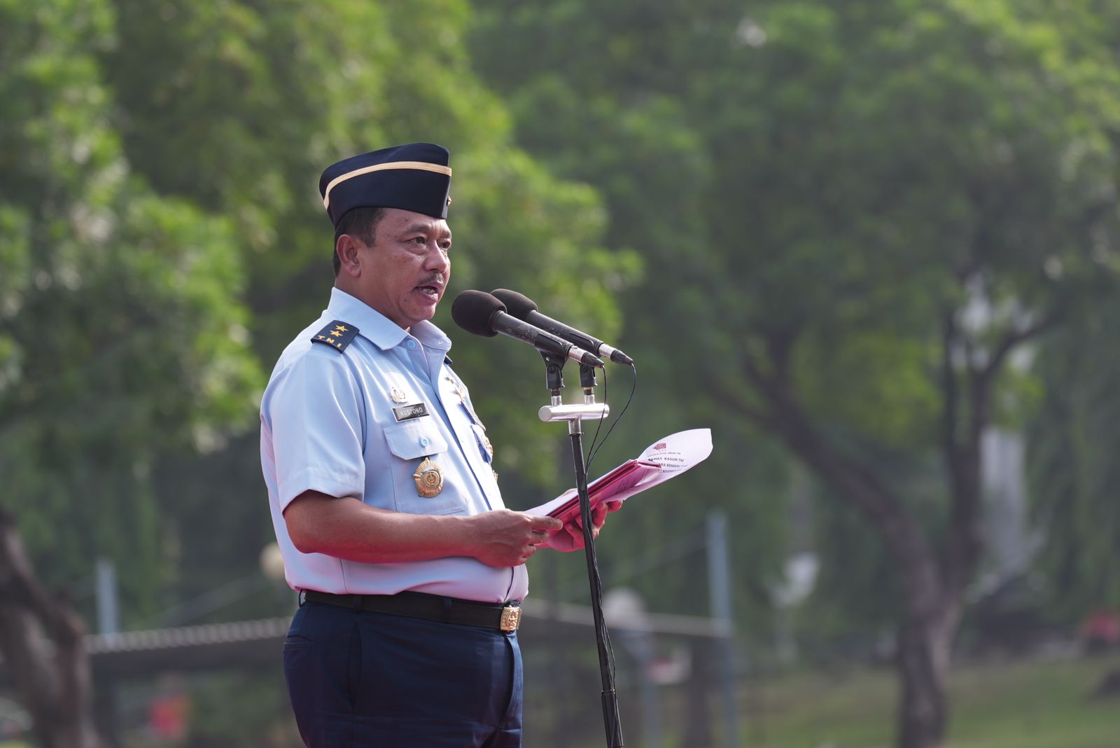 Askomlek Panglima TNI Pimpin Upacara 17-an Bulan November 2024