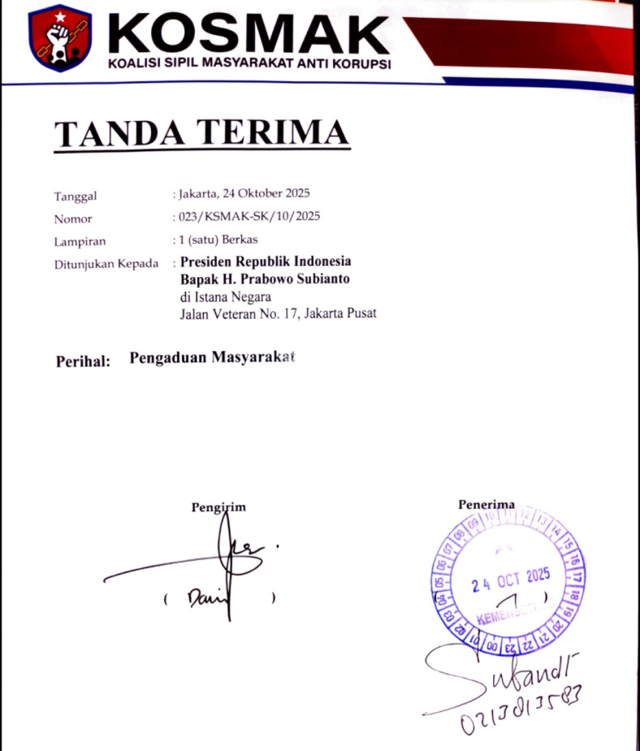 Kami menilai ada indikasi penyalahgunaan kewenangan dan potensi praktik korupsi dalam pelaksanaan tugas Satgas PKH,” ujar Ronald Loblobly. Foto ist