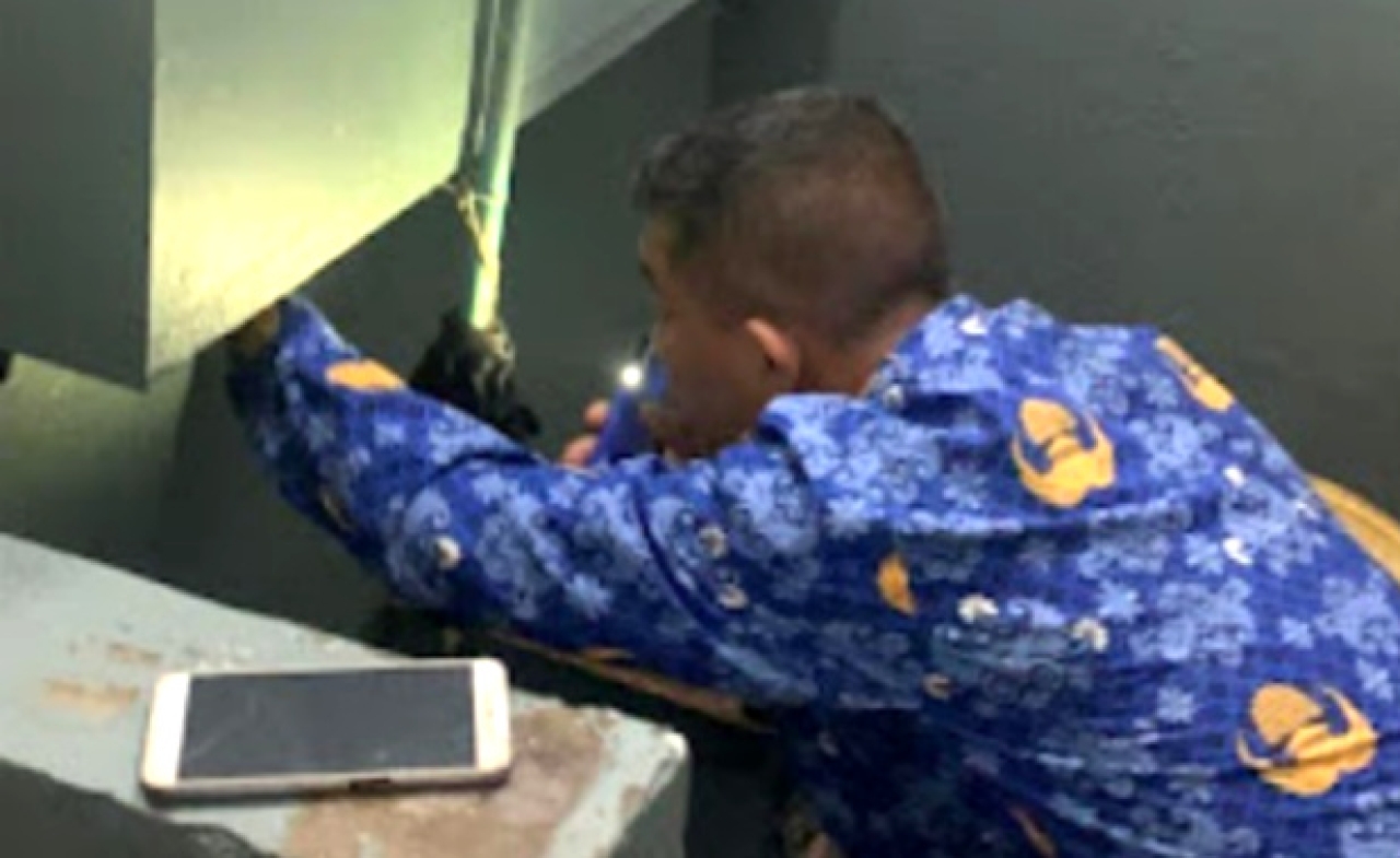 Rutan Labuhan Deli Gelar Razia Malam, Sejumlah Barang Terlarang Disita