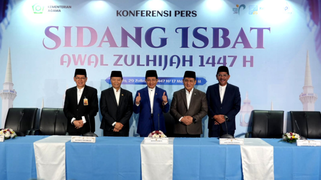 Hasil Sidang Isbat: Idul Adha 1447 H Jatuh Rabu 27 Mei 2026